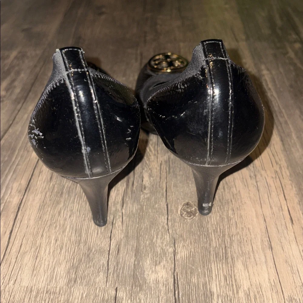 Tory Burch round toe black heel - woman’s size 9